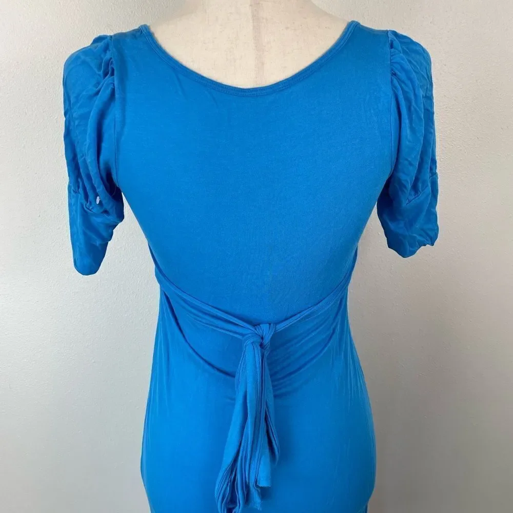 NWOT Free People Blue Midi Dress Size S